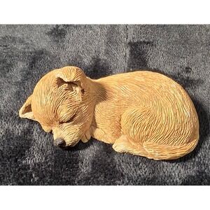 Sandicast Lil Snoozers Sleeping Dog Figurine 855‎ Siesta Handpainted California